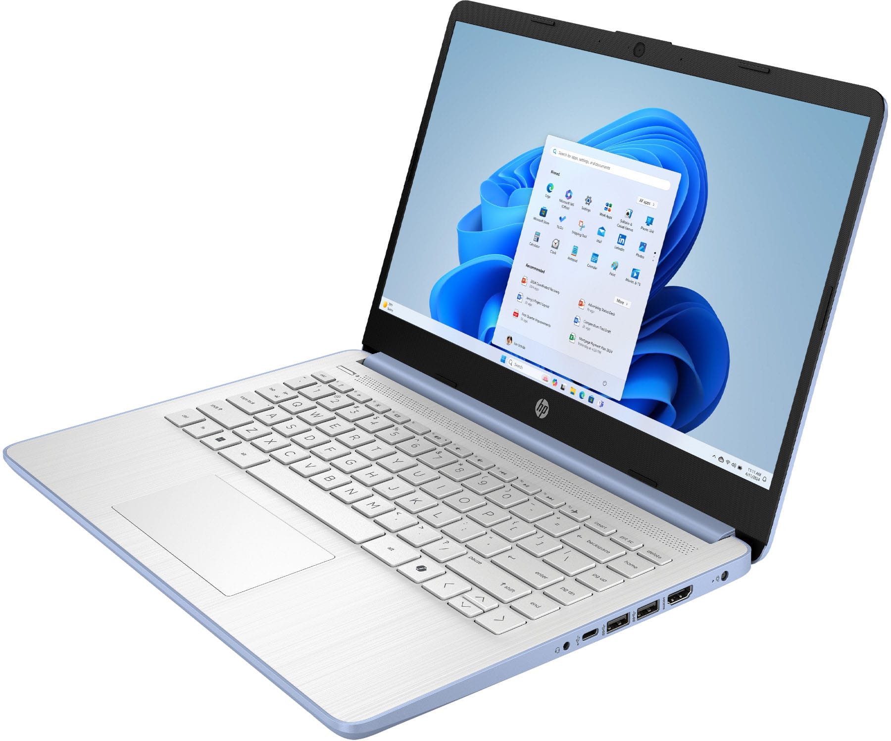 New HP 14 laptop in Sky Blue