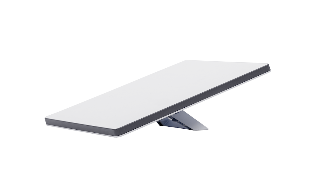 Starlink Mini dish with its kickstand