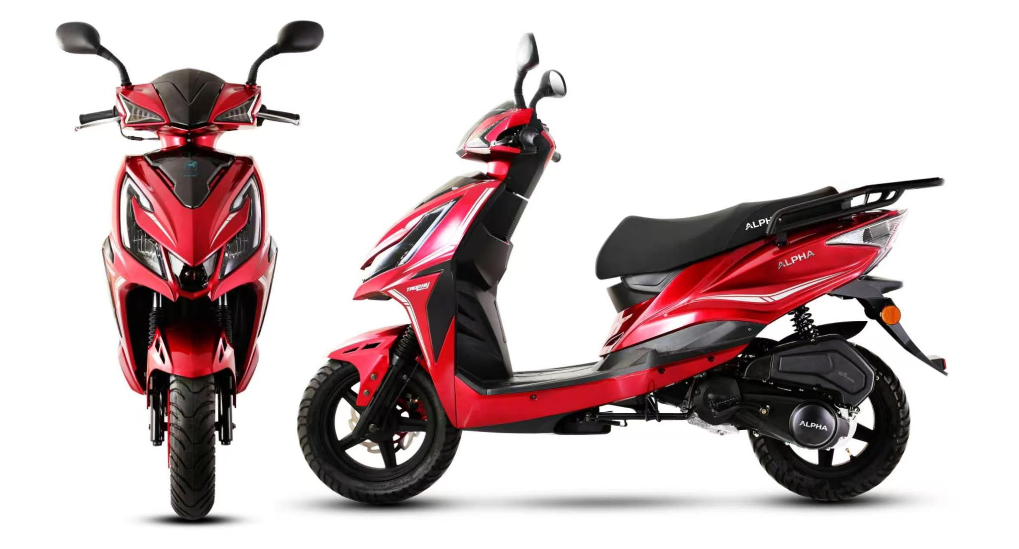 Red Trophy 150cc scooter